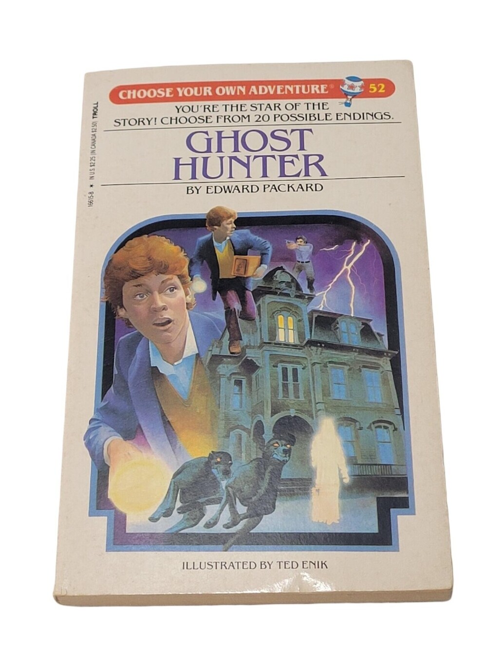 Choose Your Own Adventure #52: Ghost Hunter Edward Packard CYOA 1st Edition!